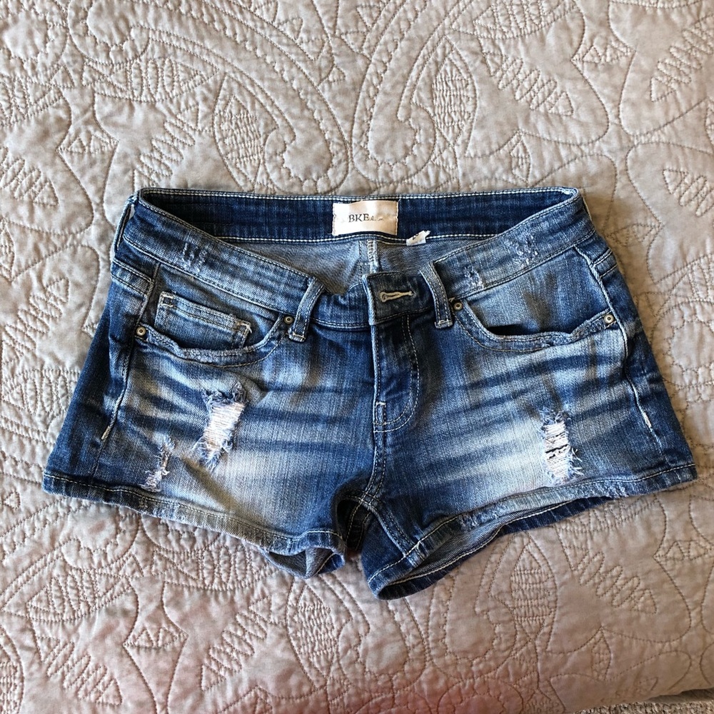 BKE denim shorts
